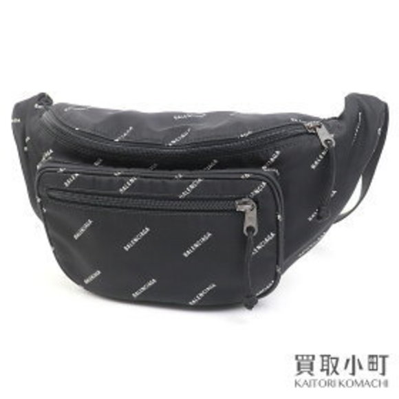 Balenciaga Bum Black Nylon Crossbody X Waist Pack Pouch Belt Explorer - Picture 1 of 9